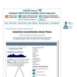 Celebrity Constellation Deck Plans