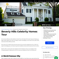 Beverly Hills Celebrity Homes Tour - Keanu Reeves, Leonardo DiCaprio...