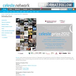 Celeste Prize 2012 > Calls 2012 > Calls > Celeste Prize