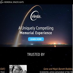 Celestis: Memorial Spaceflights - Space Funeral Ashes Burial