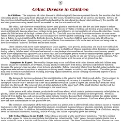 Celiac Disease in Children