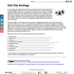 Printables Cell Analogy Worksheet cell city analogy worksheet answers bloggakuten bloggakuten