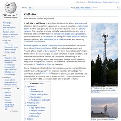 Cell site