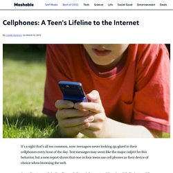 Cellphones: A Teen's Lifeline to the Internet [STUDY]