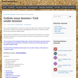 Cellule sous tension / Cell under tension