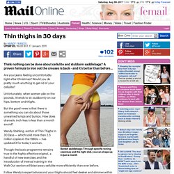 How to get rid of cellulite: Thin thighs in 30 days exercise tips