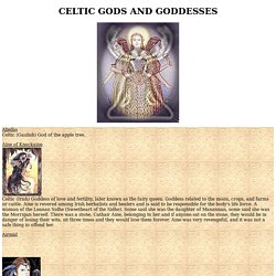 CELTIC GODS AND GODDESSES