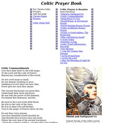 Celtic Prayers & Druid Prayers Celtic Rituals