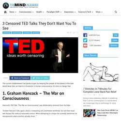 3 Censored TED Talks They Don't Want You To See