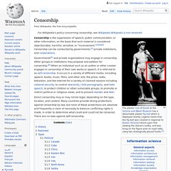 Censorship (wikipedia)