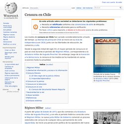 Censura en Chile