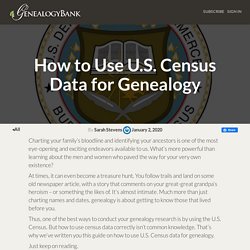 How To Use U.S. Census Data for Genealogy