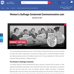 Women’s Suffrage Centennial Commemorative coin