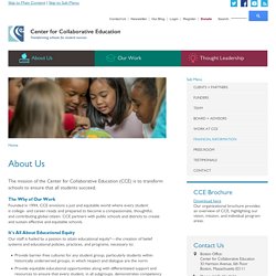 CCE - Center for Collaborative Education