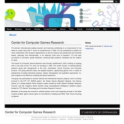 Center for Computer Games Research