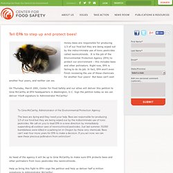EPA has a new leader: Tell her to step up and protect bees!