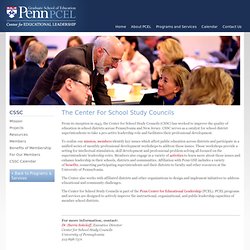 The Center For School Study Councils