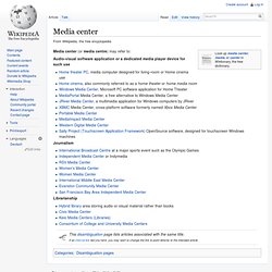 Centre des médias Wikipédia
