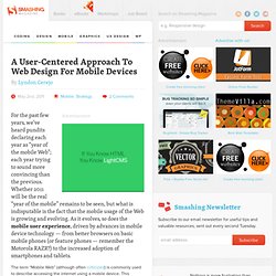 A User-Centered Approach To Web Design For Mobile Devices - Smashing Magazine