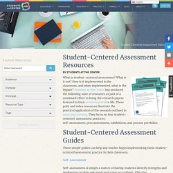 Student-Centered Assessment Resources