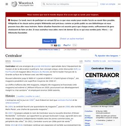 Document 1: Centrakor Wikipédia