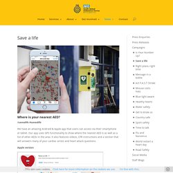 defibrilator locations uk