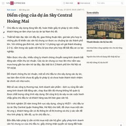 Điểm cộng của dự án Sky Central Hoàng Mai - VnExpress Kinh doanh