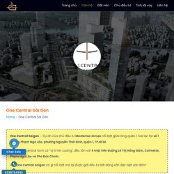 One Central Saigon Masterise Homes - Quận 1