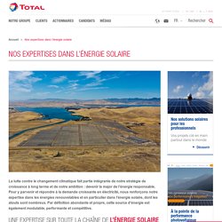Énergie solaire : centrales solaires et systèmes photovoltaïques – Total.com