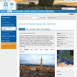 Centre historique de Sienne
