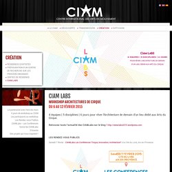 CIAM Centre international des arts en mouvement