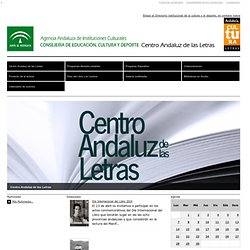 Centro Andaluz de las Letras.