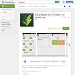 Centro Business Planning Tool