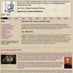 19th Century American Culture - 1800-1810 - LSC-Kingwood Library