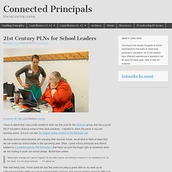 21st Century PLNs for School Leaders