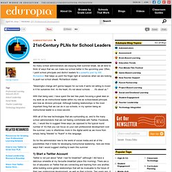 21st-Century PLNs for School Leaders