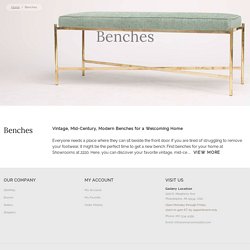 Vintage, Mid Century and Modern Benches For Sale Online