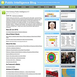21st Century Public Intelligence 3.3