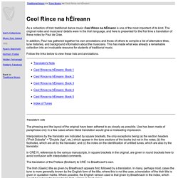 Ceol Rince na hEireann - Index