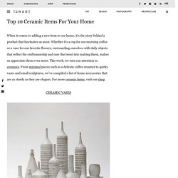 Top 10 Ceramic Items For Your Home – iGNANT.de