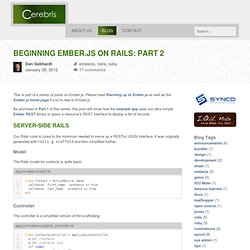 Beginning Ember.js on Rails: Part 2