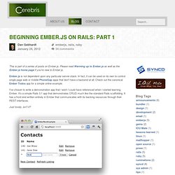 Beginning Ember.js on Rails: Part 1