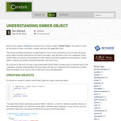 Understanding Ember.Object
