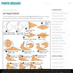 cerf origami tutorial