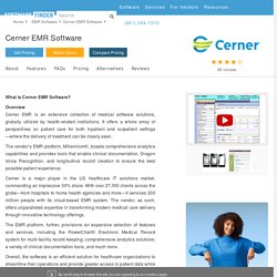 Cerner EMR/EHR Software Free Demo 2021 Reviews