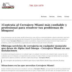 Cerrajero en Miami 24 Horas - CERRAJERO MIAMI