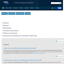 Certificaciones Microsoft MCTS y MCTD: Cómo certificarse - campusMVP