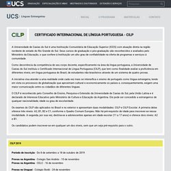 CILP - Certificado Internacional de Língua Portuguesa
