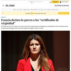 "Certificados de virginidad" Francia