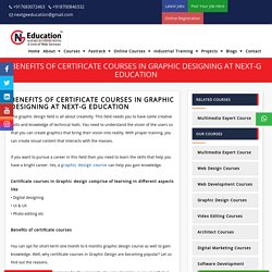 Certificate Course in Graphic Design